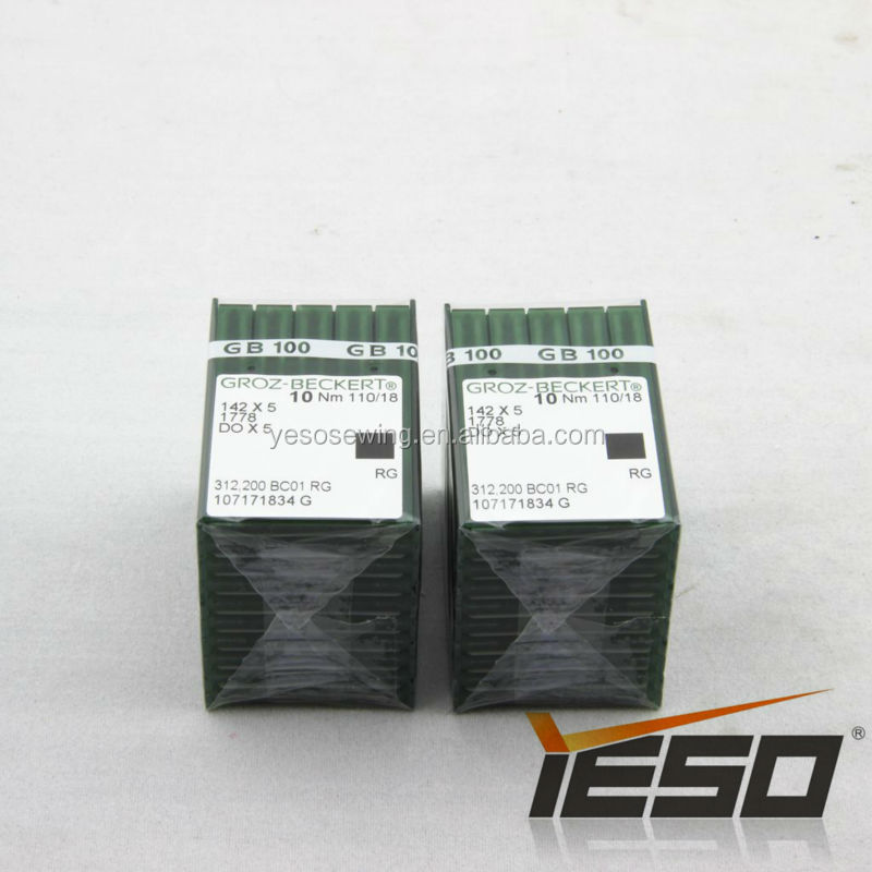 Швейная игла Groz-Beckert 142X5 1778 DOX5 Nm 110/18, сделано в германии