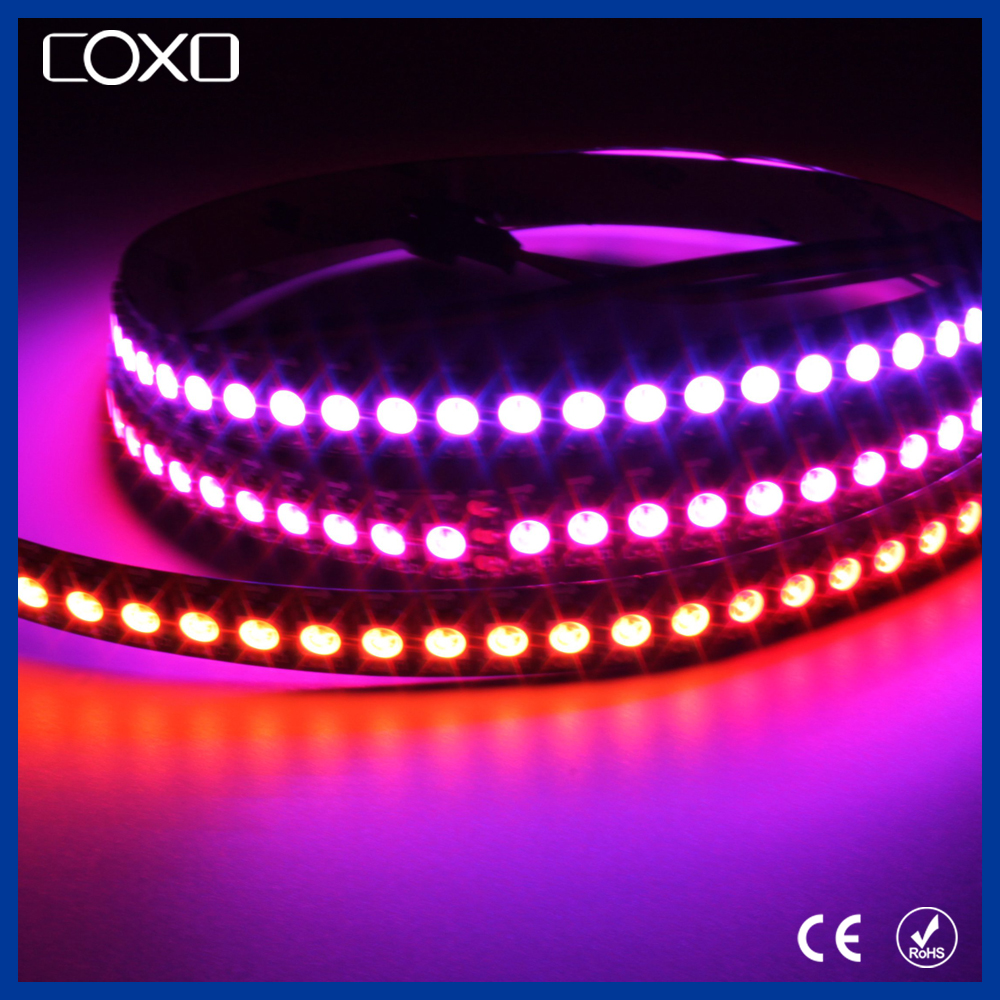 WS2812 rgb Цифровой Изменение Цвета Гибкие Светодиодные Полосы Света