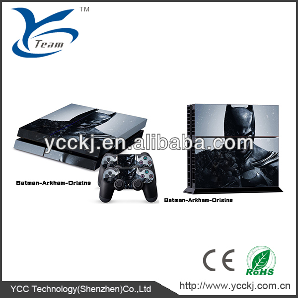 оптовая цена новый для sony для playstation 4 консоли и контроллером прикрытием для ps4 кожи стикер игры аксессуары