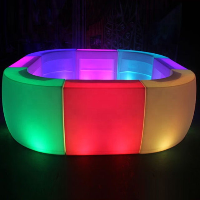 LED барная стойка таблицы с подсветкой led пластиковые портативный барная мебель