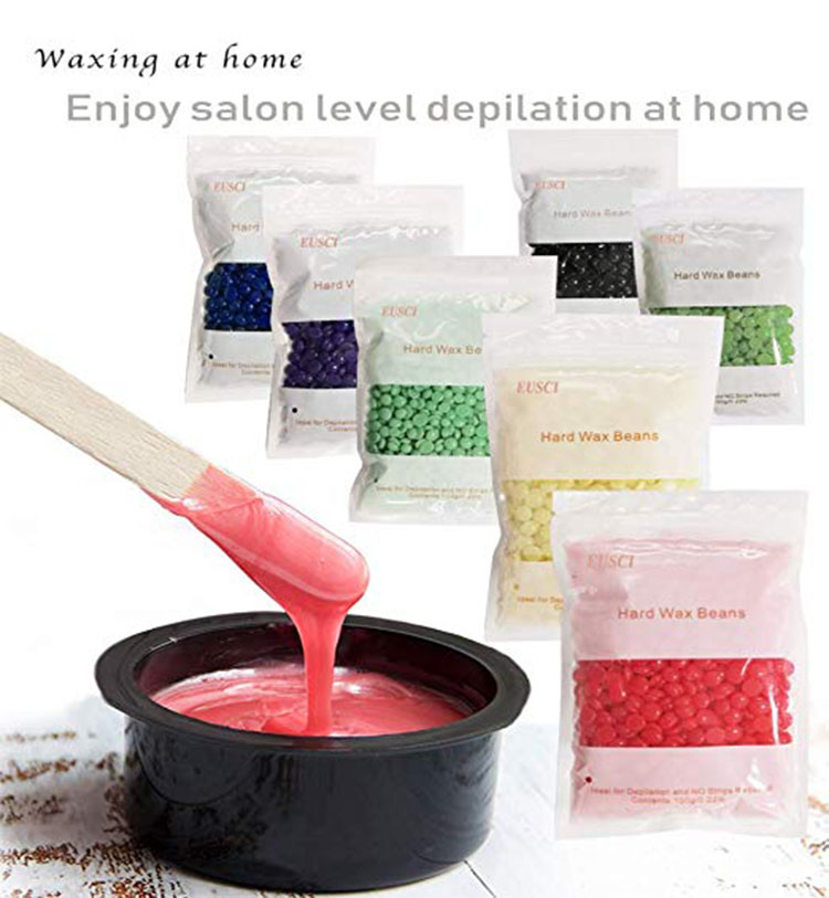 High quality private label painless nose hair removal wax tin ingredients without strip for sale