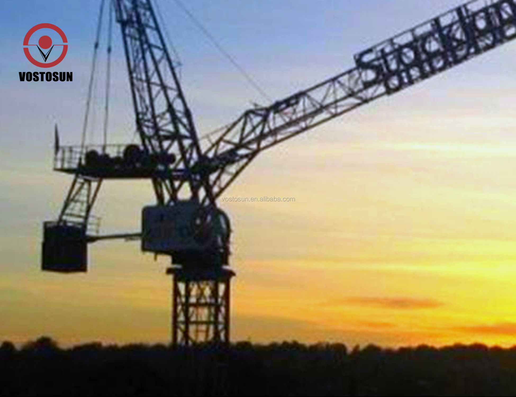 Башенный кран luffing jib XGTL1600 от ведущей китайской технологии, 100 т