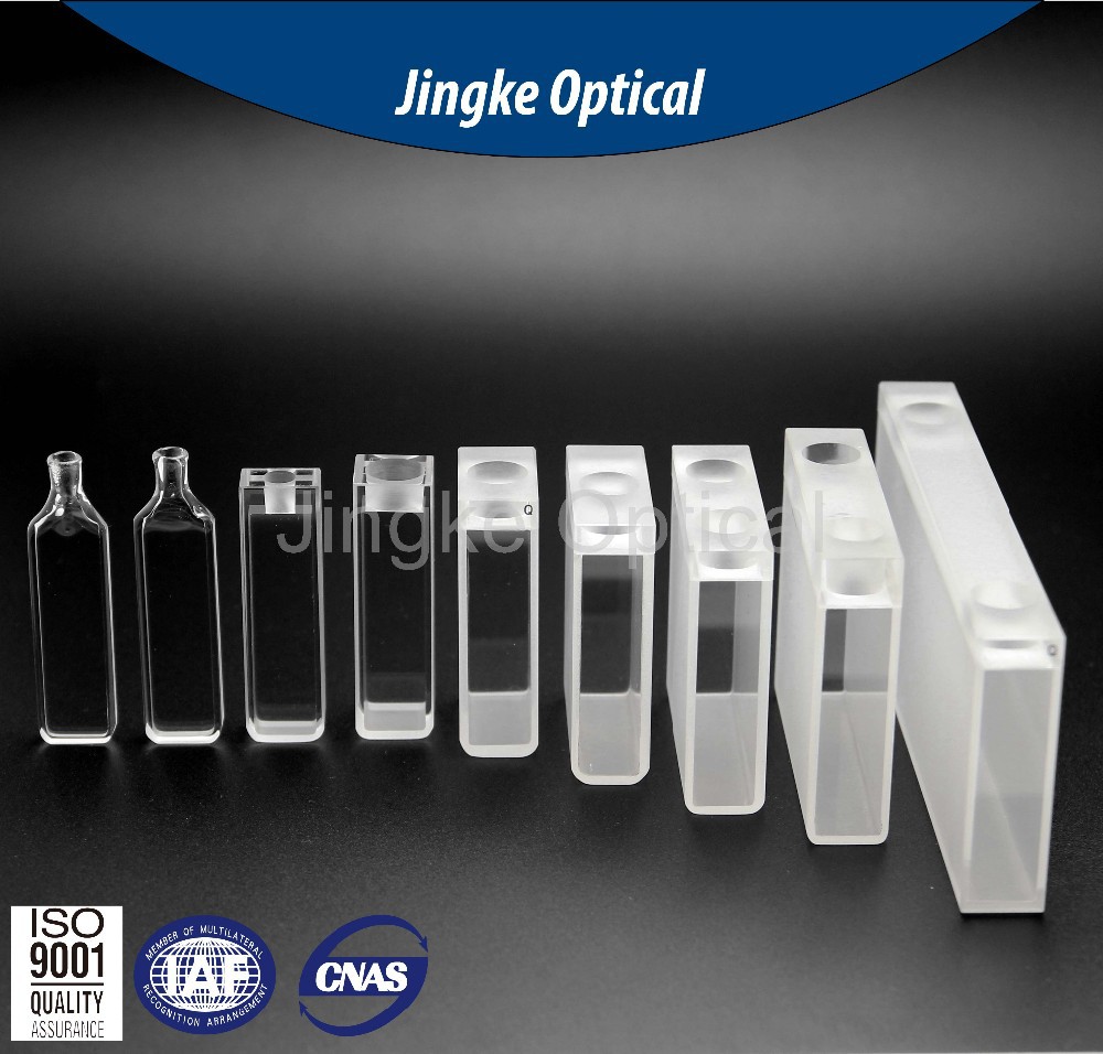Химические кварцевые клетки Cuvette с заглушками