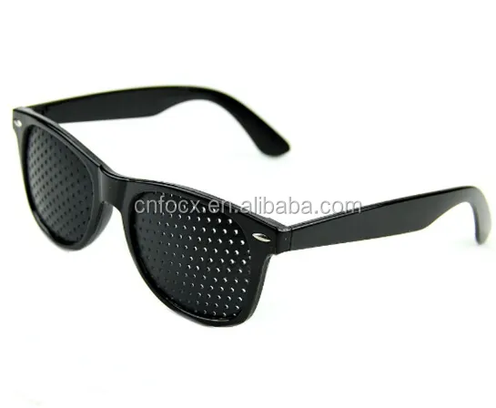 Help to improve vision Eyewear Pinhole Glasses Training / Black Eyesight glasses / Relief Glasses