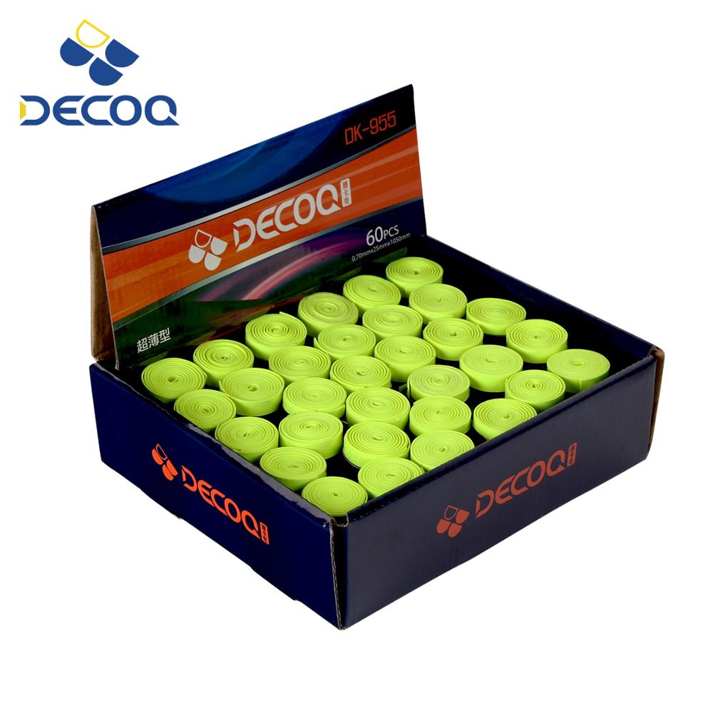 DECOQ Оптовая Заводская цена дешевая противоскользящая Бадминтонная рукоятка Теннисная ракетка Overgrip дышащая лента ракетки