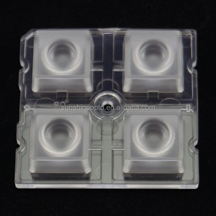 2X2 3030 5050 SMD 60 градусов оптический объектив 5050 светодиодный объектив