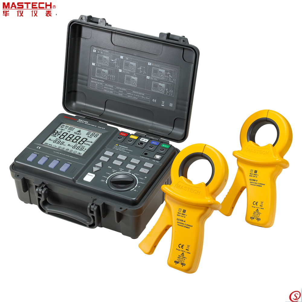 Mastech MS2308 Расширенный тестер сопротивления заземления