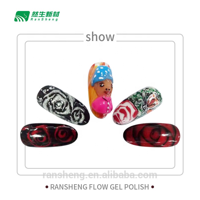 Бесплатная образец Ransheng Blossom новый дизайн ногтей УФ гель soak off LED и УФ гель лак