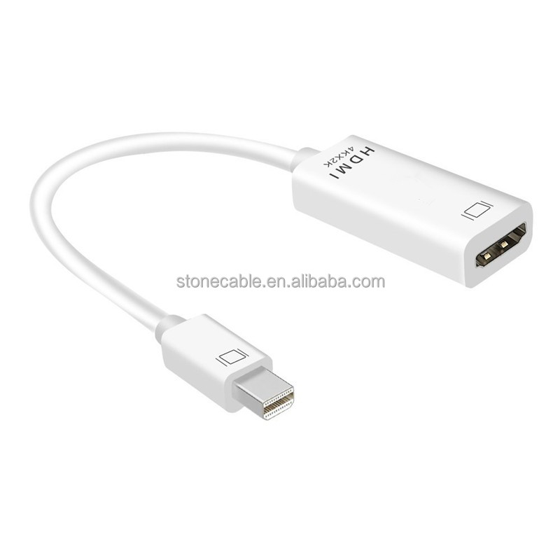 Мини-displayport (Порт Thunderbolt 2 совместимый) к HDMI-Male-переходник с внутренней резьбой-4K разрешение готовы