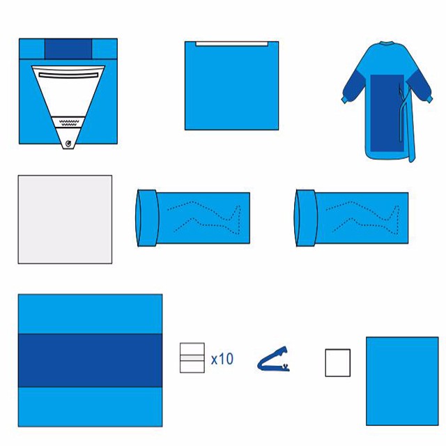 Surgical Delivery Pack Disposable Sterile Caesarean Drape CE Certificate