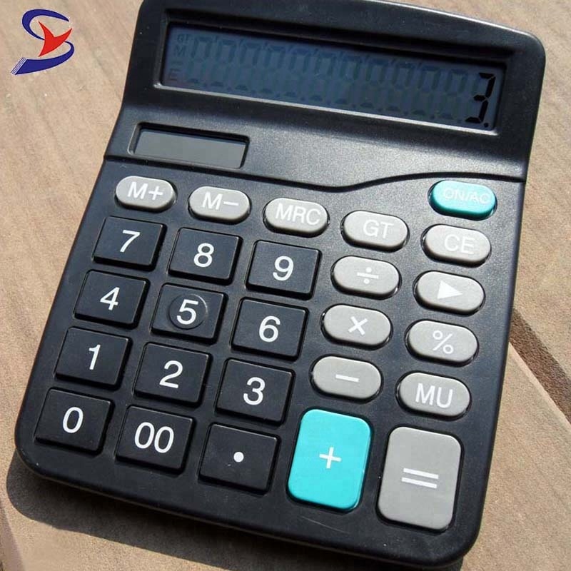 OEM 12 цифр Солнечный и электрический калькулятор