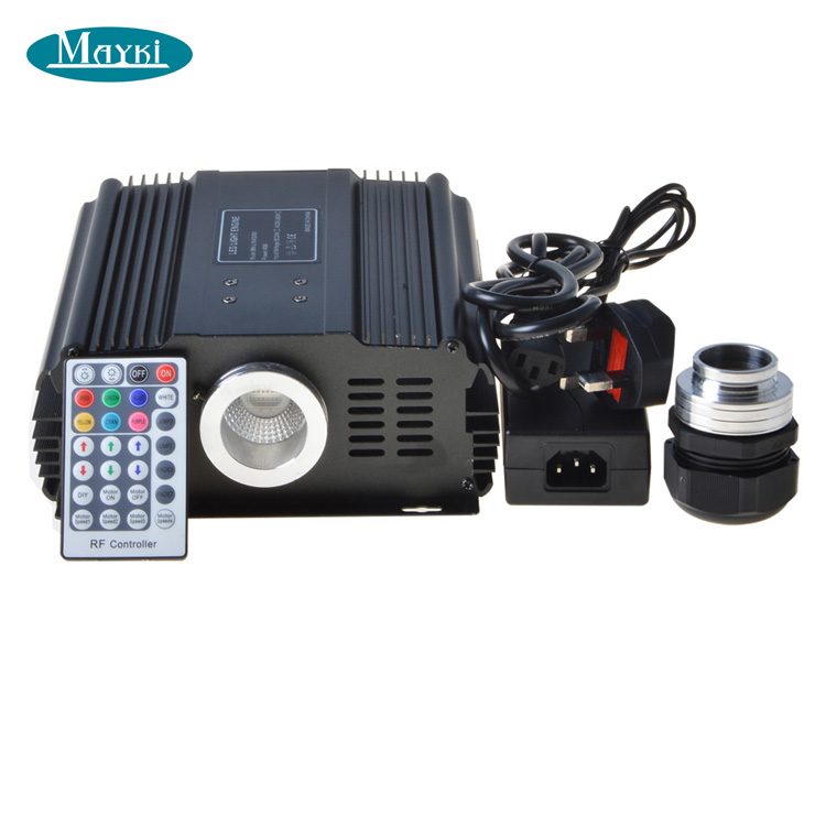 75 Вт RGB dmx бесшумный светодиодный волоконно-оптический светильник двигатель для украшения потолка star