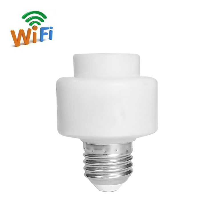 Wi fi беспроводной управление E27 Переключатель для электрической лампы поддерживает держатели лампы приурочен переключатель функция