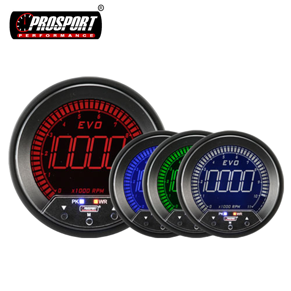 85 мм Prosport Classic EVO Универсальный цифровой измеритель оборотов в минуту GPS Тахометр