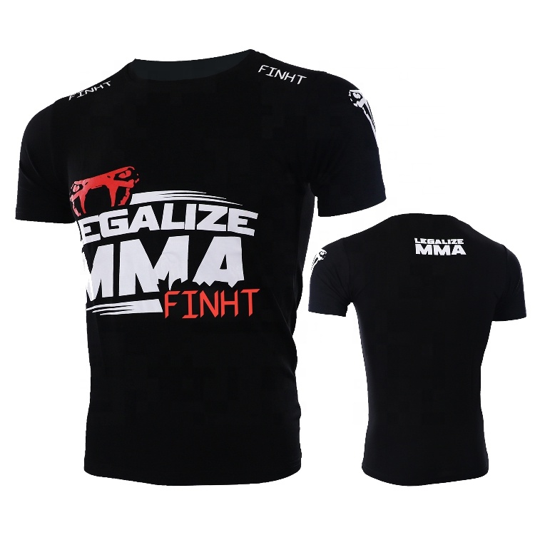 Компрессионная футболка с короткими рукавами Bjj Jiu Jitsu MMA Rash Guards оптовая продажа