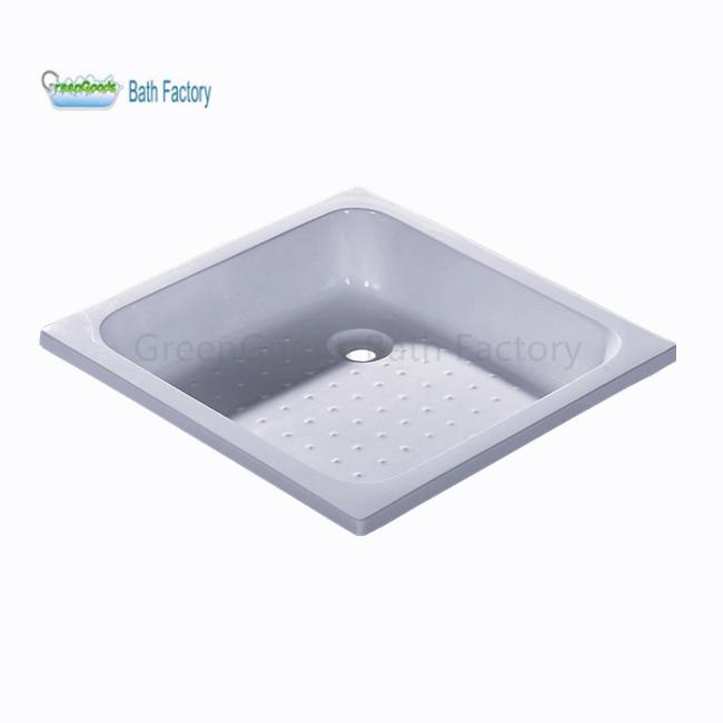 Завод Greengoods Bath, Индия, композитный квадратный душевой поднос для влажной комнаты
