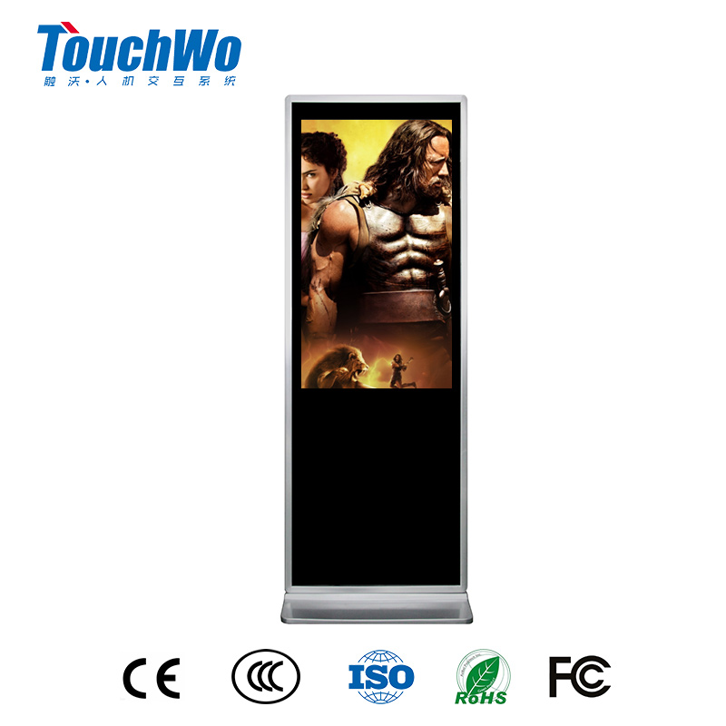 50 "напольные рекламы lcd-плеер Android Беспроводной Wi-Fi HD LED рекламы стоял киоск