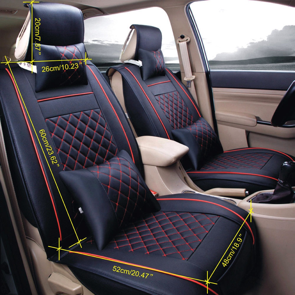 5-Seat Sedan SUV Чехол для автомобильного сиденья протектор + подушки передний и задний полный комплект + подушки