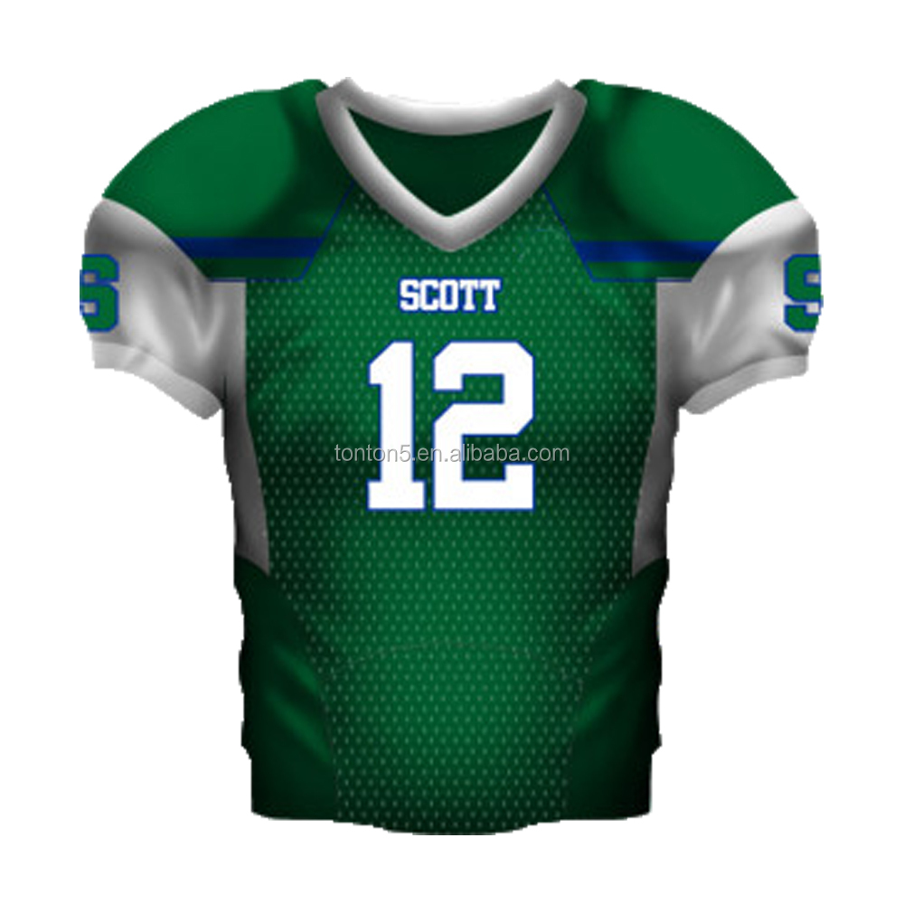 Wholesale custom cheap sublimation american football jersey