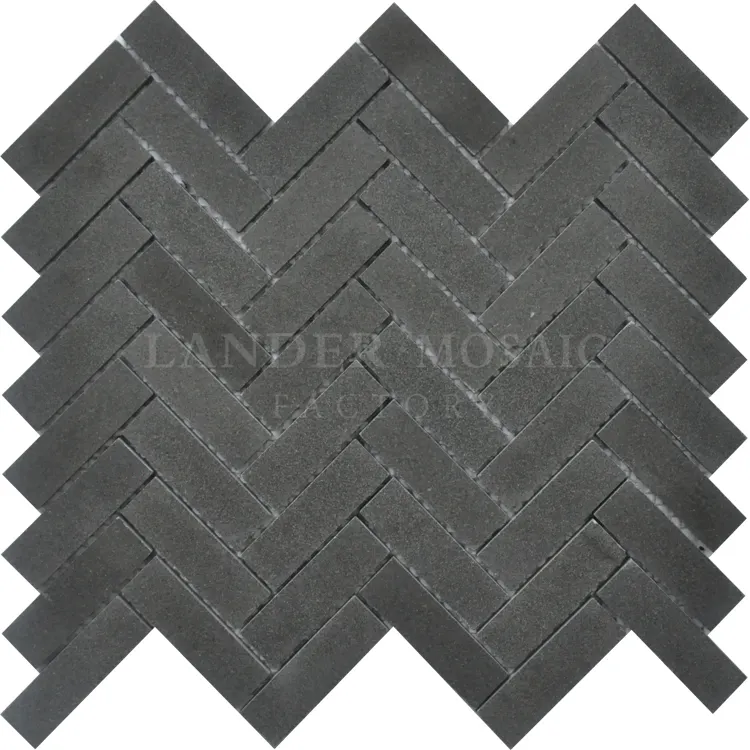 black square natural stone tiles for wall and floor