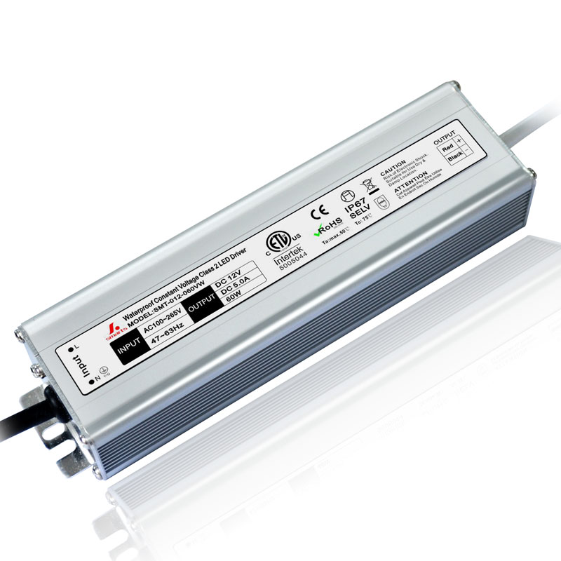 SMARTS POWER IP67 постоянное напряжение 12 В CV ETL водонепроницаемый Светодиодный источник питания 20 Вт 30 Вт 36 Вт 48 Вт 60 Вт