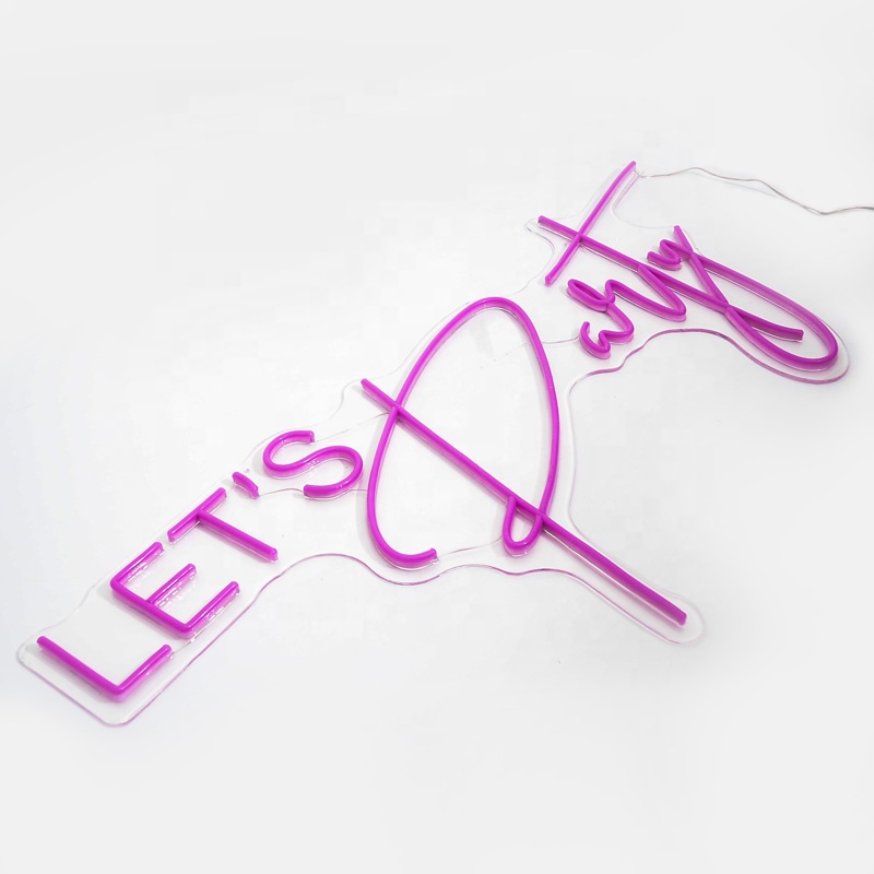100% Unbreakable led neon sign with metal case for company logo or store decoration