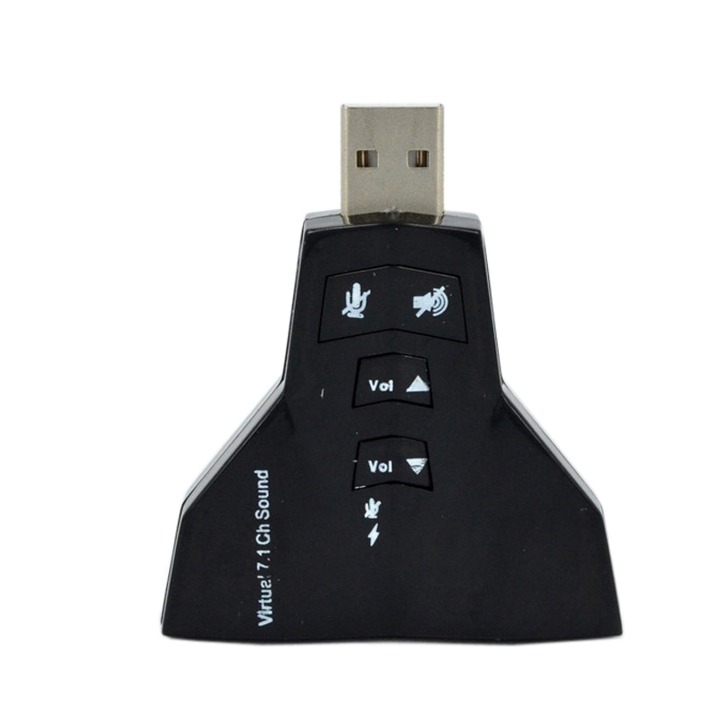 Плоская форма Виртуальный 7,1 CH USB звук