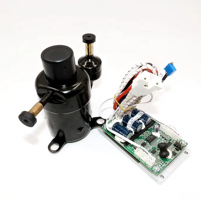 micro cooling T3 r134a 12v 24v dc tiny inverter rotary compressor for mini air conditioner