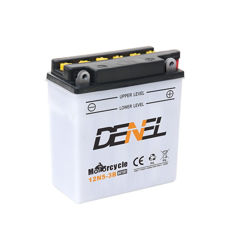 DENEL 12N5-3B YB5L-B 12V 5AH Dry-заряженная батарея для мотоцикла