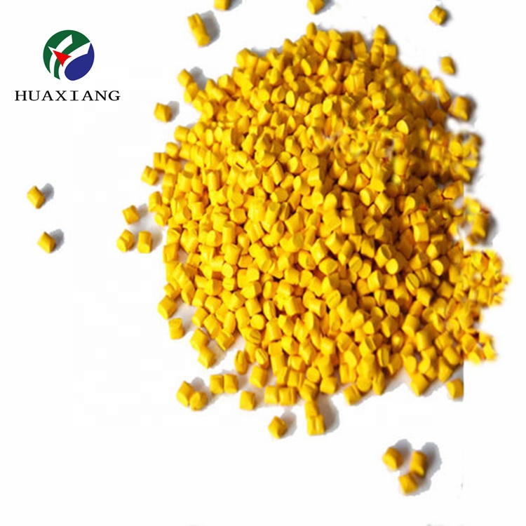 Wholesale yellow granules price color master batch yellow masterbatch for sale