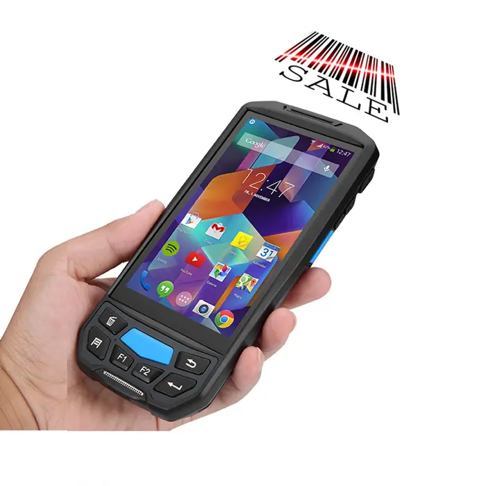 Rechargeable Battery Cheapest 4G LTE rugged android phone with nfc barcode handheld terminal pda for Inventory Machine pdas