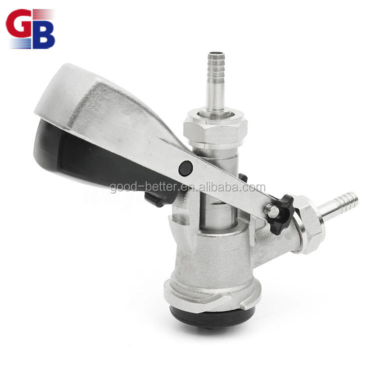NO.1020107 Hot selling brass D type keg coupler for keg