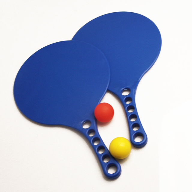 High quality plastic beach paddle racket set with ball