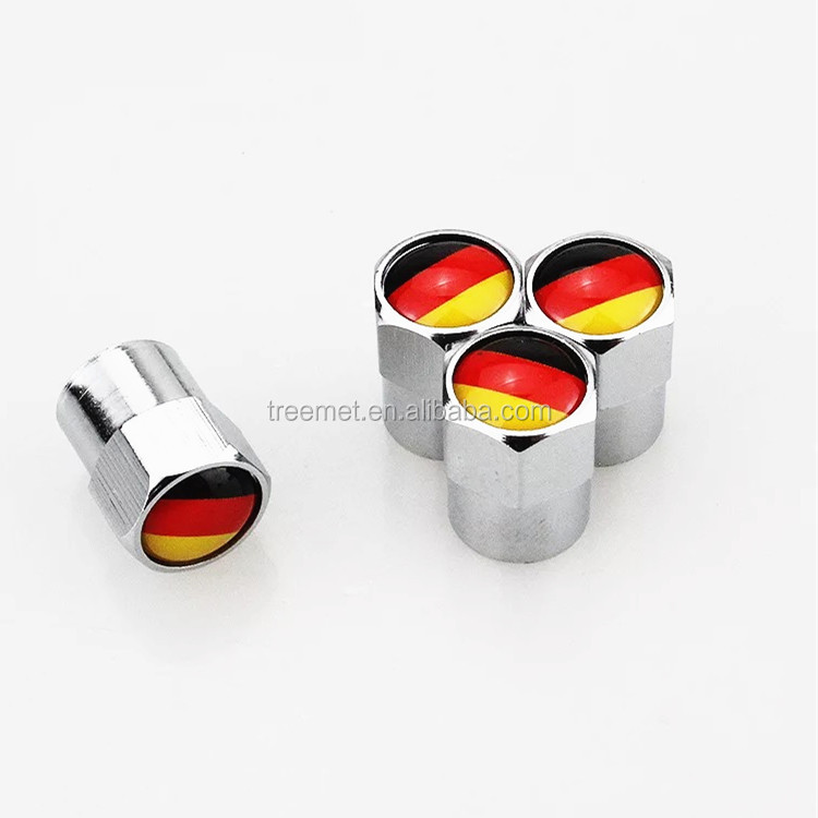 Car Wheel Tire Air Valve Caps Stem Cover (4 Pcs) for Toyota TRD Logo Styling Decoration Accessories