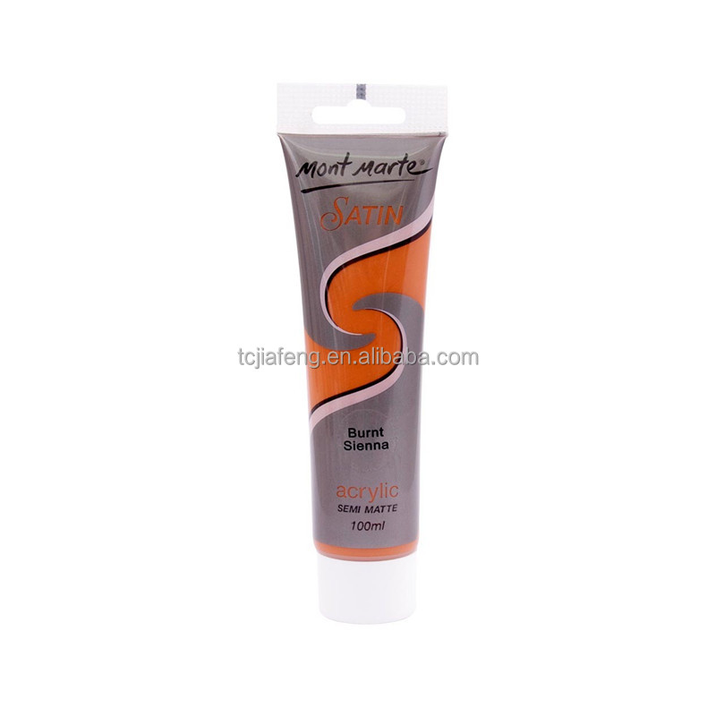 Mont Marte Satin Acrylic 100ml - Burnt Sienna