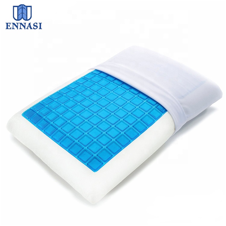 Comfortable Memory Foam Cooling Gel Infused Head Sleep Pillow