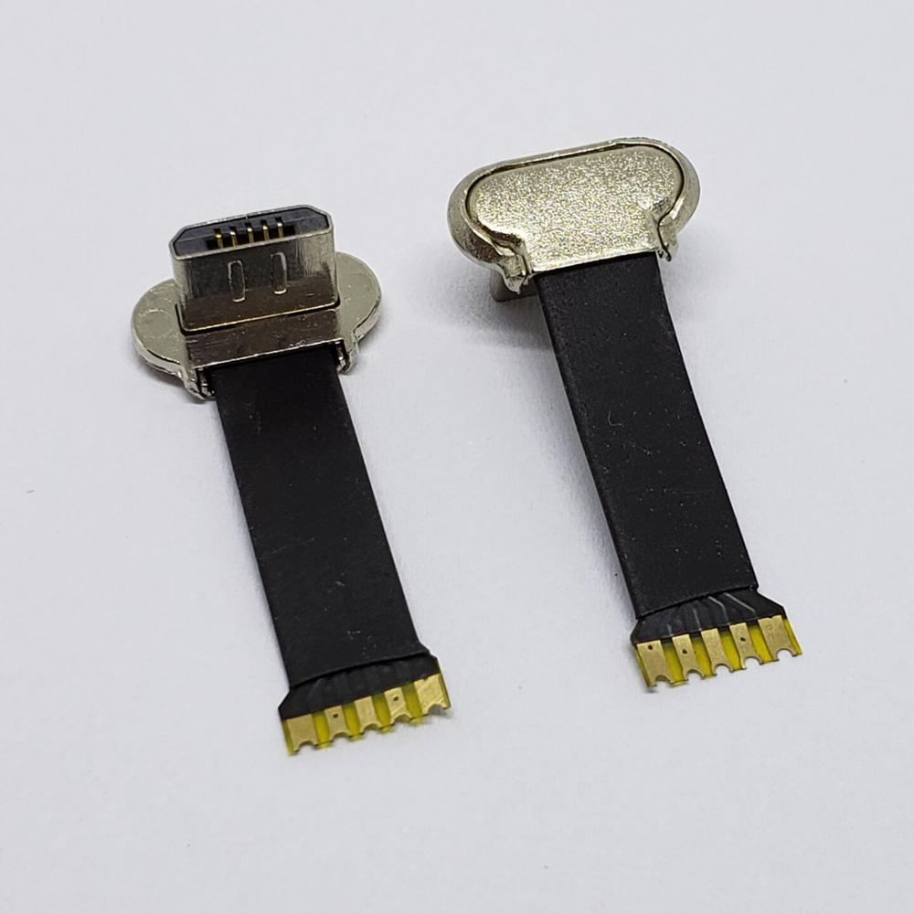 5pin FPV FFC micro usb cable Double Angle flat FPV Cable