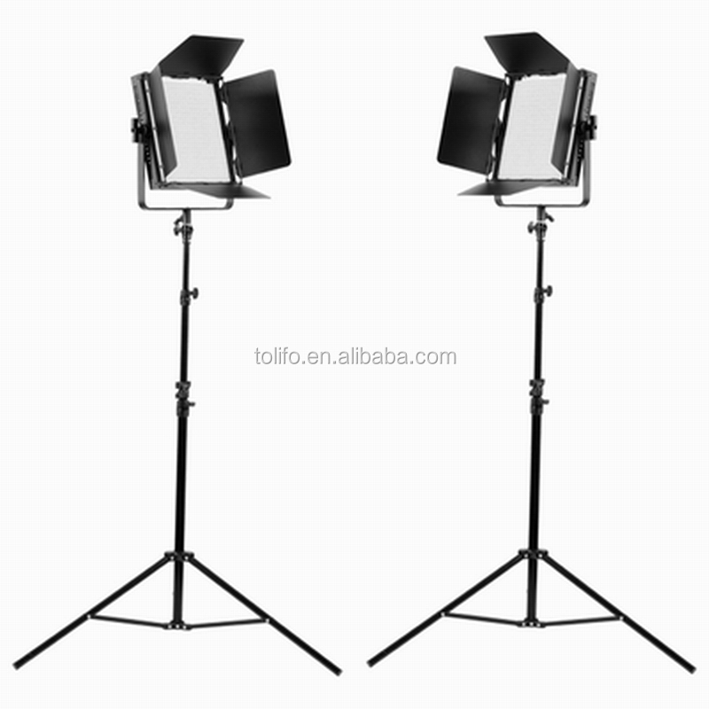 Оптовая продажа высокое мощность Ra95 Dimerable светодио дный LED видео ТВ Studio свет комплект с беспроводной удаленного и DMX 512 Ctonrol