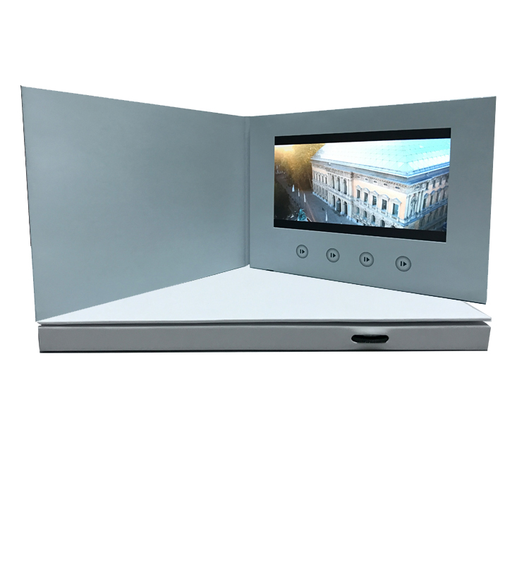 Рекламная цифровая открытка А4 7 дюймов Tft Ips Lcd видеокнига поздравление Свадебное приглашение брошюра открытка