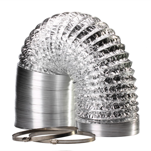 Orientrise 4,5,6,6.5,8 inch Hvac system aluminium foil air duct flexible