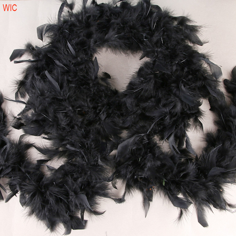 Окрашенные цвета модная заводская цена Henan Selected Prime Curly страуса Марабу цветные боа из пера индейки украшения