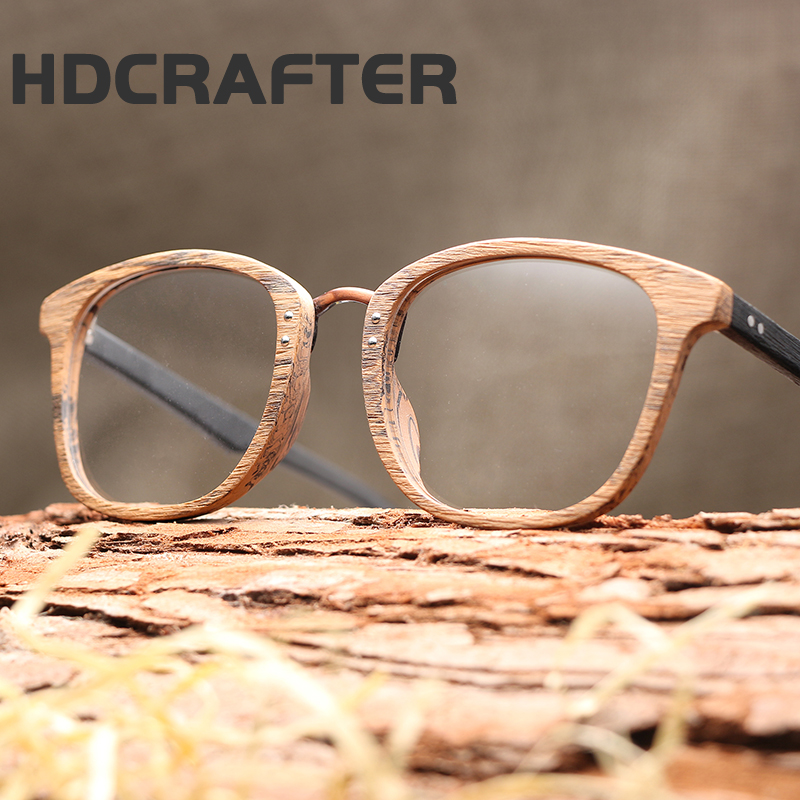HDCRAFTER 2021 ацетатная деревянная оправа для очков, ретро литературные новые очки, модная плоская оправа для очков, OEM очки