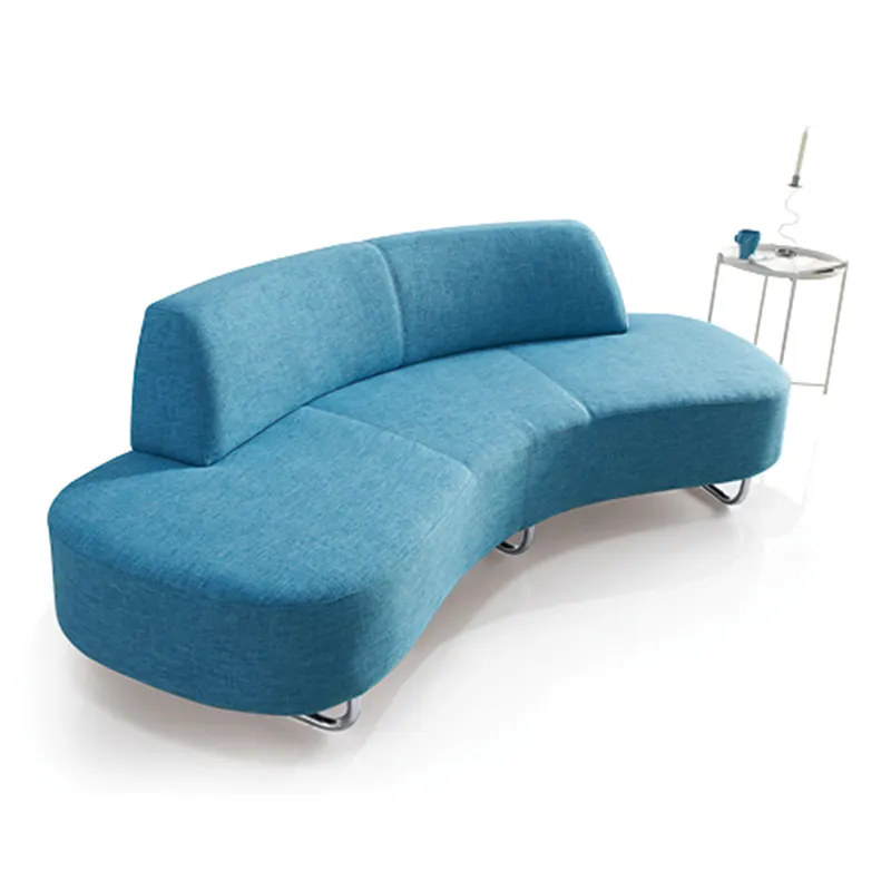 public area sofa for rest room fabric couch