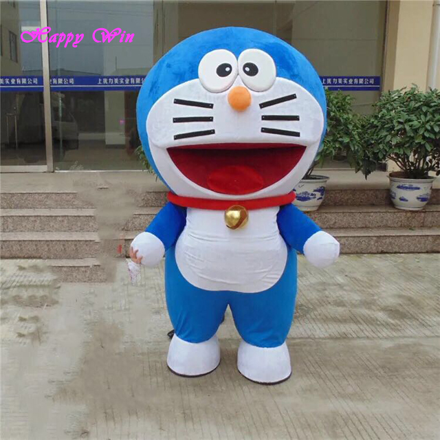 Японский популярный мультяшный персонаж doraemon, костюм талисмана