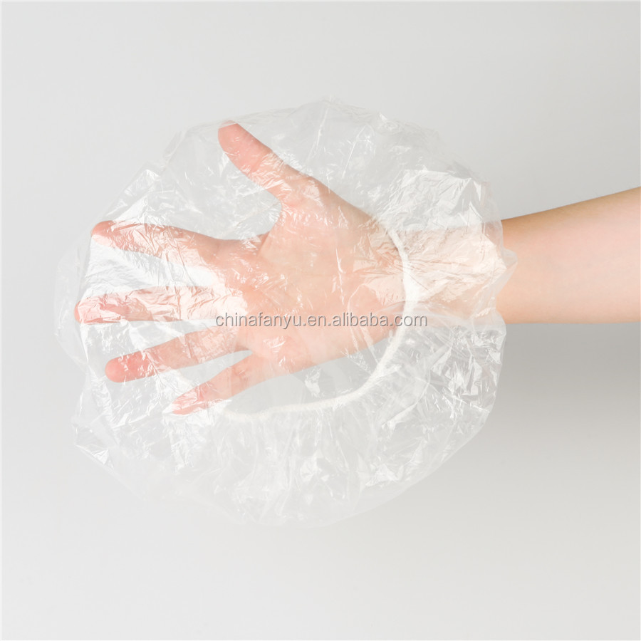 disposable shower caps wrapped hair salon spa bath cap hat