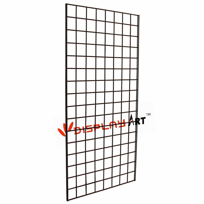 Chromed Display Metal Wire Mesh Grid Panels