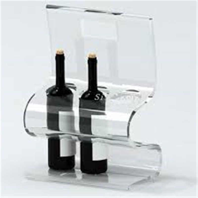 Mid Century современные Lucite акриловые винный шкаф ясно держатель VTG модернист