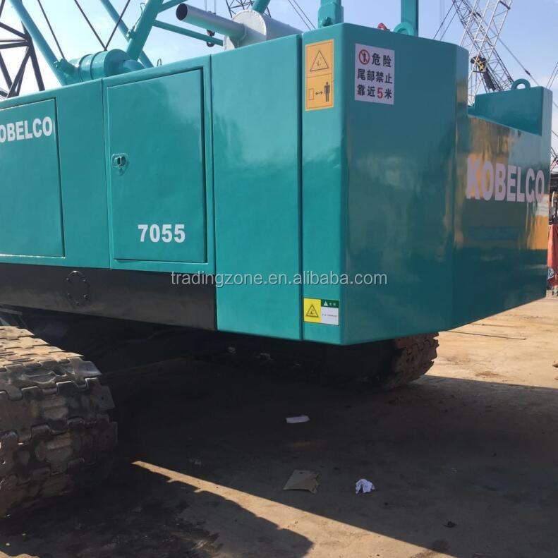 Б/у гусеничный кран Kobelco 55 тонн 7055 японский кран 55 тонн