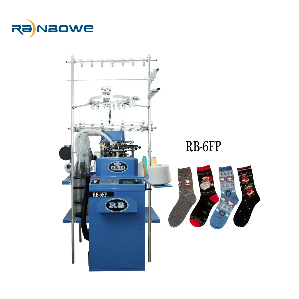 RB-6FP fully automatic small computer sock knitting machine price