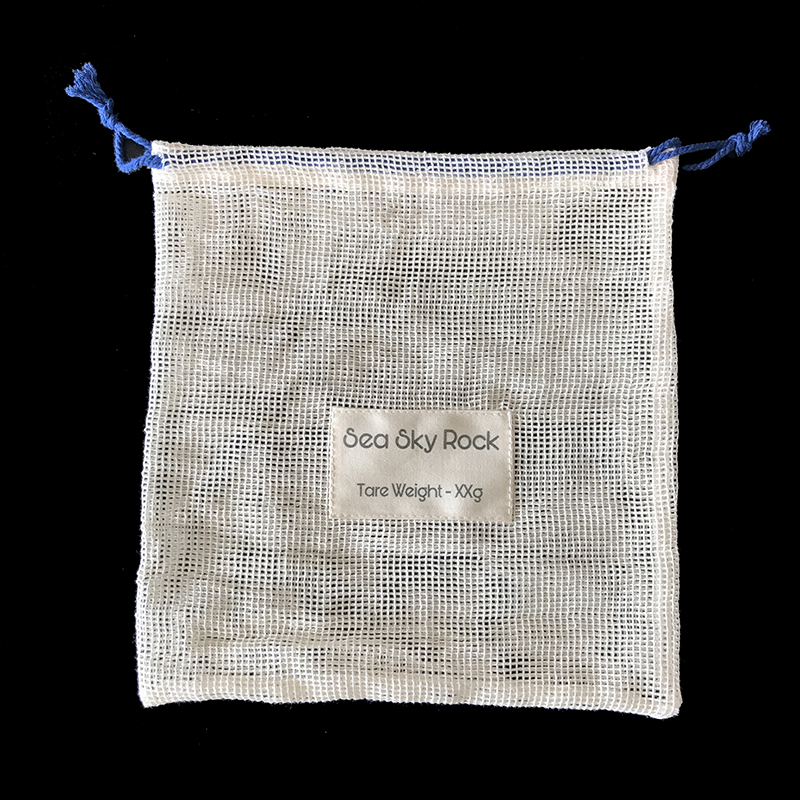 Popular pure cotton mesh cloth bags super large supermarket shopping bags with cotton patch
